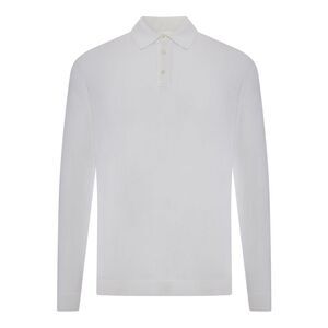 Roberto Collina Men Fine Cotton Knit Polo Shirt